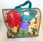Rare Krusty Tv Show Plush Set Tagged  sideshow Mel Bob  The Simpsons 2005 Dakin