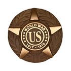 Wwi Veteran Grave Marker - In Cast Bronze