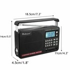Portable Lcd Digital World Band Radio Fm am sw Usb Tf Mp3 Music Player Speaker