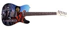 Michael Jackson Thriller Facsimile Autographed Signed Graphics Photo Guitar