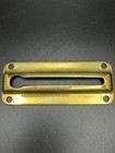 Sweet Old Vintage Brass   Brass Plate Door Chain Lock Security Latch Hardware