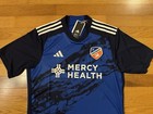 New L Adidas Fc Cincinnati 23 24 Home Soccer Jersey Kit Blue Mls Hi1847 Men