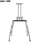 Dolphin Pro  42in H Boat Poling Platform W Handle   3 Rod Holders Anodized