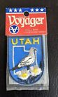 Lot Of 3 Voyager State Souvenir Embroidered Sew On Patches Emblems Vintage
