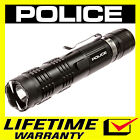Police Stun Gun M12 650 Bv Heavy Duty Metal Rechargeable Led Flashlight Black