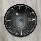 For Nh35 nh36 Automatic Movement 35mm Watch Dial Green Luminous For 40mm Case