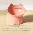 Raised Cat Dog Bowl     Elevated Pet Feeder  Slanted Anti-tip Food Water Dish