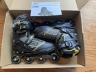 Roller Derby Men s Aerio Q-60 Inline Roller Blade Skates-size 11-new-blk gry yel