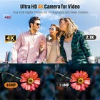 Digital Camera 48mp 60fps Video Hdmi Photo 18x Zoom W 64g Sd Vlogging Youtube 4k