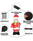 Inflatable Snowman 7 Ft Christmas Outdoor Decor Blow Up Snow Man Weatherproof 