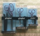 Gingher Designer Series Scissors  wren  4   5  Or 8  Dark Purple   White Nib