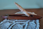 Antique Vintage Knitting Weaving Wood And Metal Boat Loom  Shuttlephiladelphiaco