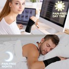 2 Pack Wrist Brace  Compression Wrist Support Splint For Women Men  Adjustable