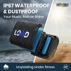 Waterproof Bluetooth Speaker     Portable Wireless Speaker With 800mah Battery    