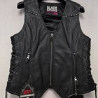Black Brand Janelle Leather Vest Jacket Black Womens Small Closeout Was  199 95