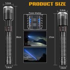990000lm Super Bright Led Flashlight Powerful Flash Light Zoomable Torch Xhp120