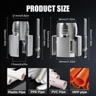 External   Internal Pipe Threading Tool Water Pipe Drill Bit 1 2   3 4   Opener