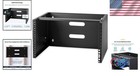 Sturdy 6u Wall Mount Network Rack - 44lbs Capacity  Easy Installation Included