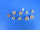 Civil War Relic Flat Buttons With Shanks X10  Dug  Savannah  Ga