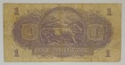 British East Africa  present-day Kenya  1943 1 Shilling Banknote Note George Vi