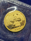      2017 China Gold Panda 8 G Grams 100 Yuan Coin  999 Fine Gold Sealed In Pouch