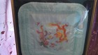 Antique Asian Silk Embroidered Textile  In Professional Frame - Beautiful