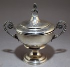 Beautiful Italian 800 Silver Sugar Bowl Zipoli   Di Ricci Florence 263 Fi 3 5 Oz