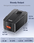 Aquarium Air Pump Oxygen Pump For 10-200 Gallon Fish Tanks Buckets Dual Outlet A