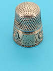 Ornate  925 Sterling Silver Thimble Sewing Collectable 28