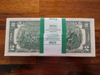 Lot Of 100  2 Two Dollar Bills U s  Note Gem Usd Federal Reserve Serial   Order 