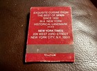 El Quijote Restaurant   Cocktail Lounge  New York City  Full Unstruck Matchbook