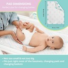 Vesta Baby Disposable Changing Pads - 65 Waterproof Absorbent Leak Proof Mats