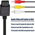 Av Rca Audio ac Cable Power Supply Adapter Cord For Super Nintendo Snes Game Set
