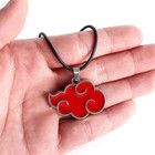 Naruto Akatsuki Necklace Pendant Red Cloud Manga Anime New