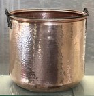 Copper Pot Large Planter Hand Crafted Cauldron Round Vintage Copper Pot