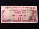 Fiji 1 Dollar Nd 1969 P59 A 2 H5114 For The Government 2 Signatures Bank Money