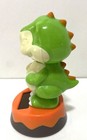 Solar Light Powered Dancing Green Dinosaur Bobble Action Novelty