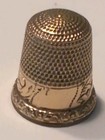 Antique Gold Filled Scroll Thimble No Monograms