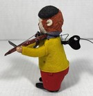 Schuco Solisto Violinist Clown Playing Violin Tin Key Wind Up Toy Germany Works