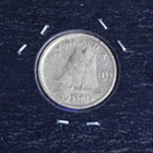 Canada 1943  10 Cents  George Vi   800 Silver    200 Copper Circulated  u-grade 