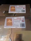 Lot Of 3 Vintage Deluxe Instant Gift Kit  Gold 14 1 4 X 9 1 2 X 1  7 8  W card