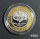 Las Vegas Club Casino  10 Gaming Token Limited Edition  999 Fine Silver  404