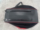 Vintage Marlboro Unlimited Red Black Rolling Duffel Bag Wheeled Luggage Travel