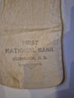 Vintage First National Bank Bismarck N d  Bag