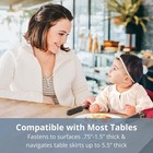 Chicco Caddy Hook-on Chair  Portable High Chair children Up To 37lbs black black