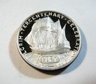 Silver Proof 1920 Pilgrim Commemorative Half Dollar Medal