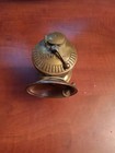 Vtg Auto Lite Carbide Lamp Coal Miners Head Brass Light Universal Lamp Co 