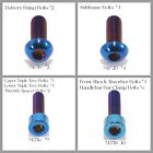 Titanium Complete Screws Bolts Kit For Sur-ron Light Bee X Lbx For Segway X260