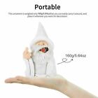 Smoking White Wizard Gnome Middle Finger Garden Yard Lawn Ornament Statue Decor
