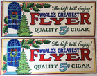 Lot Of 10 Vintage Flyers Worlds Greatest Flyer Quality Cigar Christmas